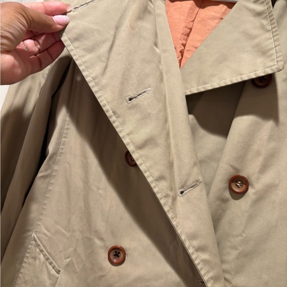 VTG Diane Von Furstenberg Beige Trench Coat - Picture 13 of 16